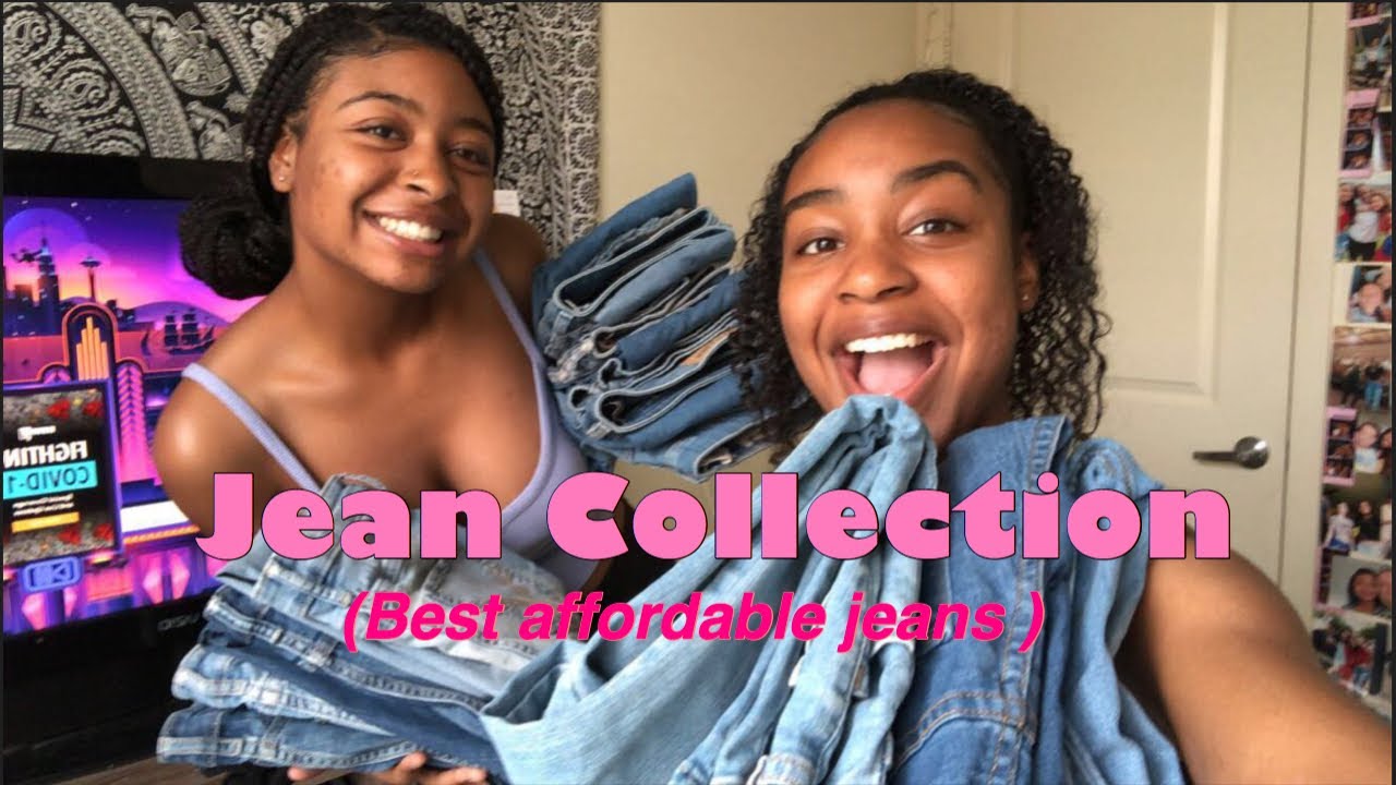 Our Jean Collection (try on) where to buy GOOD jeans 👖 YouTube