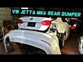 VW JETTA MK6 REAR BUMPER REMOVAL REPLACEMENT 2011 2012 2013 2014 2015 2016