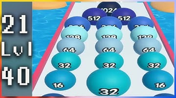 2048 Runner Balls Ball Games - Gameplay Walkthrough - Levels 21-40