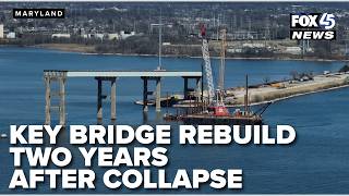 Famous Here's a look at Key Bridge rebuild progress, two years after collapse Profile
