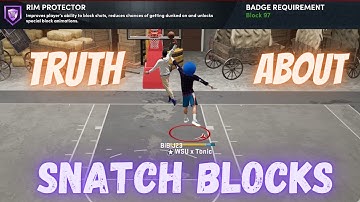 HOW to get MORE SNATCH BLOCKS NBA 2K22!