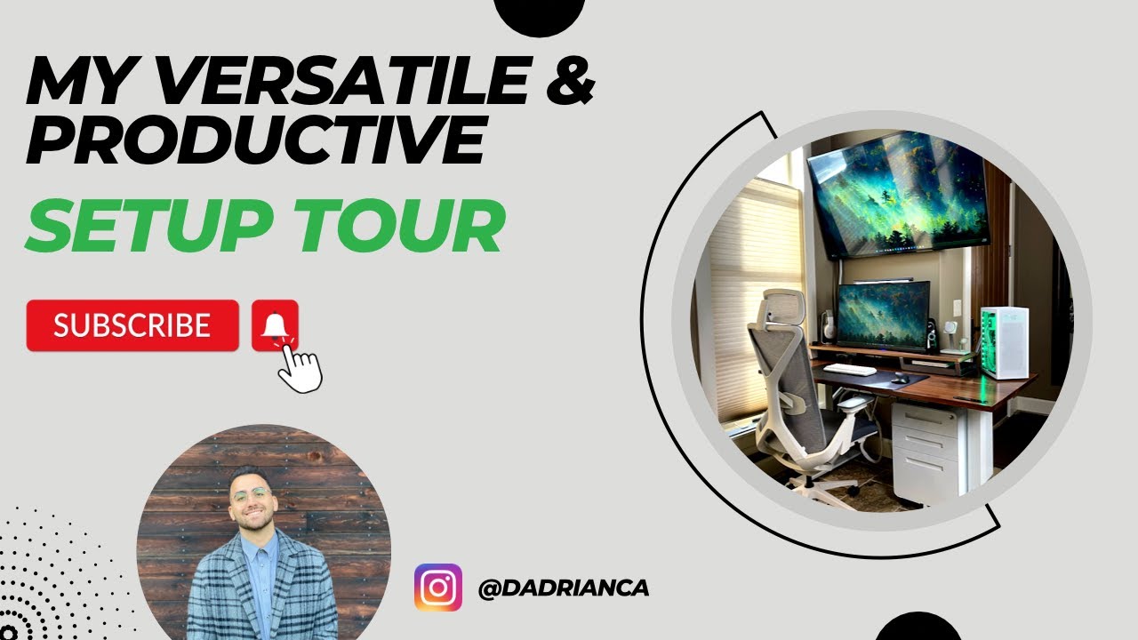 Versatile & Productive Sit Stand SETUP TOUR (2023) - YouTube