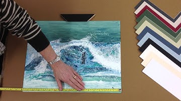 How to measure an oil painting by Go Frame It