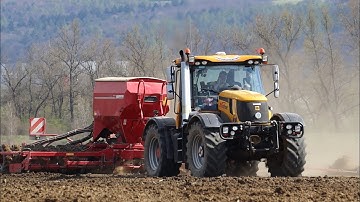 Seeding with JCB Fastrac 3230 + Horsch Pronto 6DC