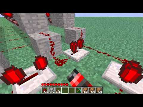 Minecraft - [Tutorial] 7 Segment Display with Decoder - Part 3