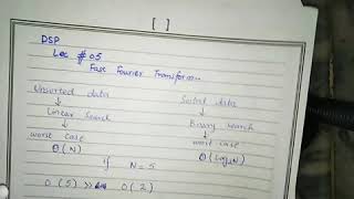 DSP | Lecture #05 | Fast Fourier Transform | Worst case analysis