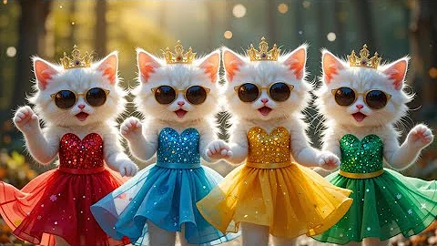 Video 11897181: kittens cat dance funny, funny cats cutest kittens, cute cat dance