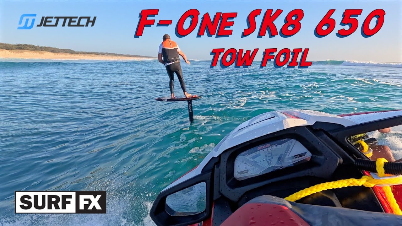 F-ONE SK8 650 Tow Foil - YouTube