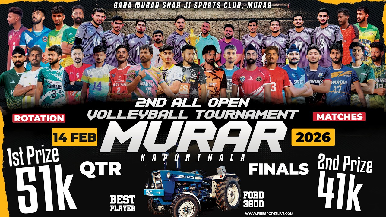 QTR FINALS || MURAR ALL OPEN VOLLEYBALL TOURNAMENT LIVE 