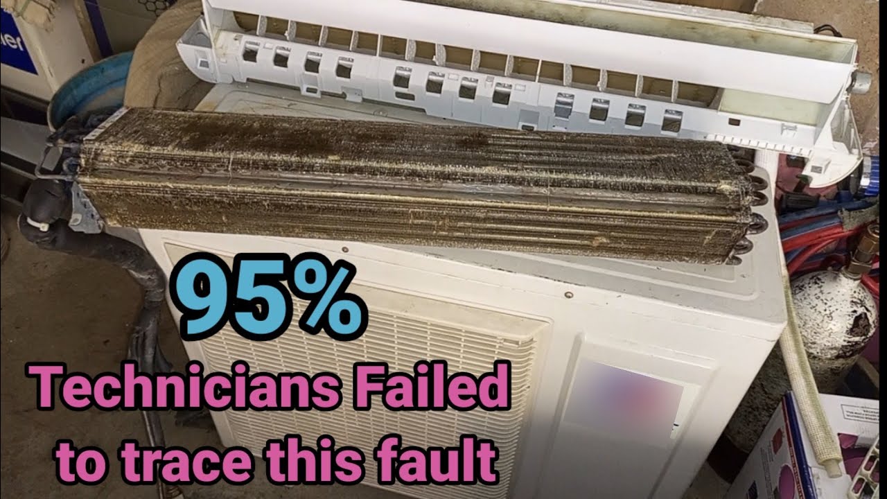 Split ac center leak cooling coilsplit ac not showing leakageac ki