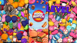 Food Match 3D: Tile Puzzle Level 147 screenshot 3