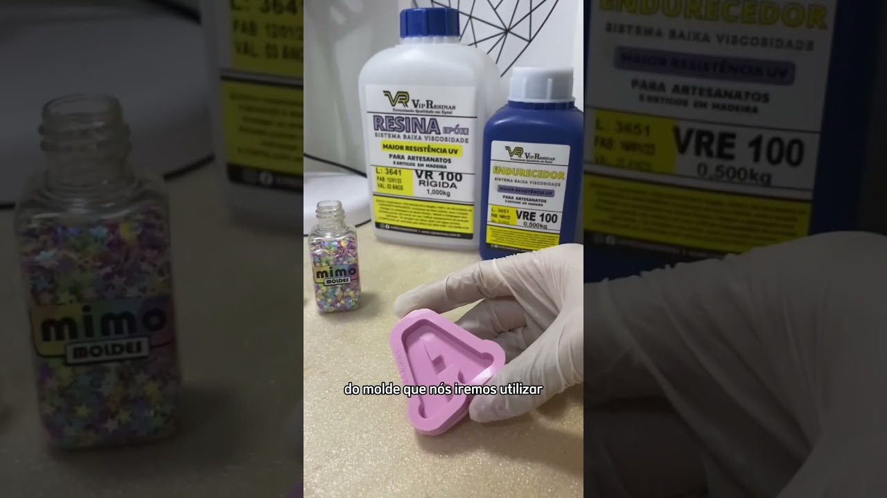 Materiais para trabalhar com a resina epóxi 🙏🏻🥰