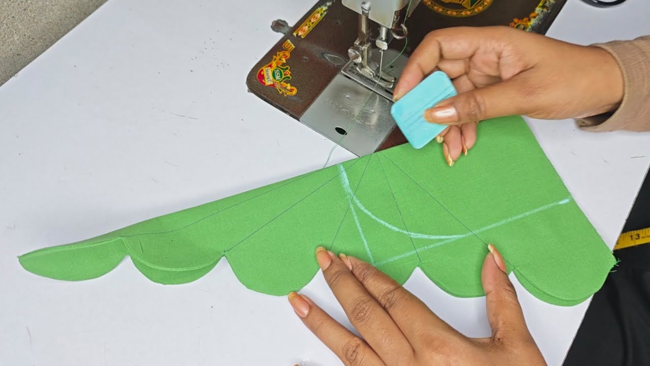 Different and easy trick kurti neck design 