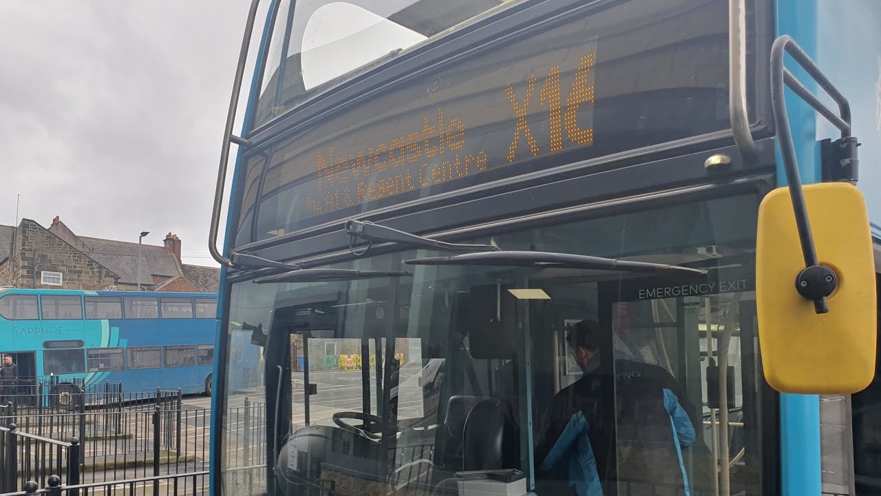 *Next Stop Announcements and my favourite SN15 plate* Arriva Northumbria 7554 on the 777 to Morpeth
