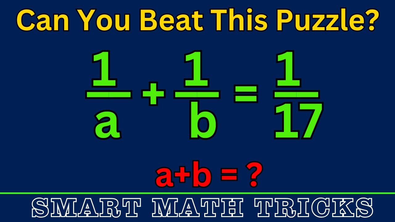 Math Riddle Japan Japan Olympiad Math Challenge: Can You Solve A + B -? | Fun Math Puzzle ...