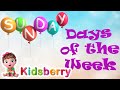 Sunday Monday | Abc song | Nursery Rhymes | Rhymes