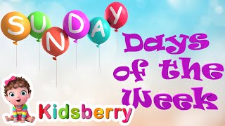 Days of The Week + More Nursery Rhymes & Baby Song  Kidsberry