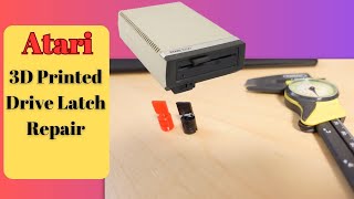 3D Print and Replace Atari 1050 Drive Latch Mechanism Profile