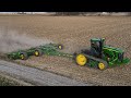 John Deere 9630T pulling a John Deere 2680H 35' high speed disk in Michigan!