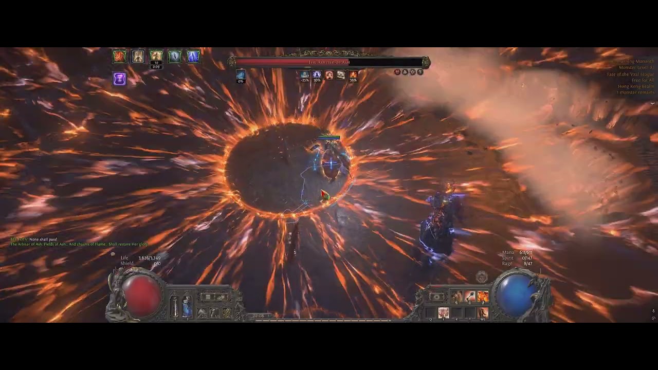 POE 2 0.4 - Uber Arbiter - Shield Wall Titan