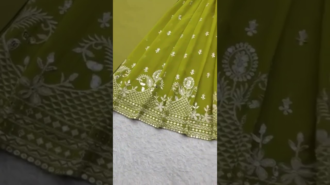 Draped in sunshine and subtle sparkle. ✨ Feeling royal in this gorgeous lime green. 