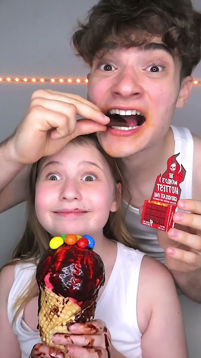 Left OR Right Spicy Challenge With My Little Sister! 🥵