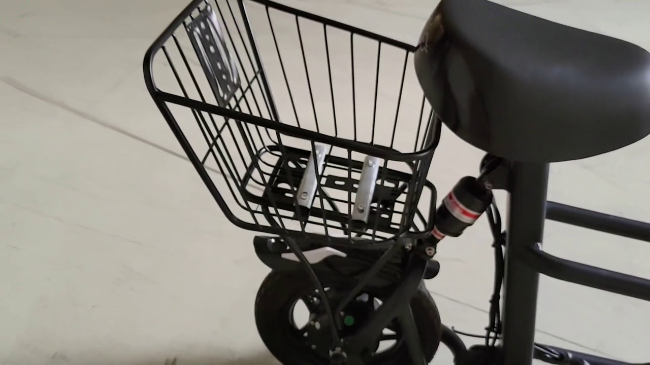Fiido Q1S Escooter Rear Bracket with Basket - YouTube