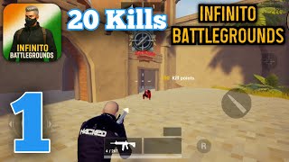 Infinito Battlegrounds - Gameplay Walkthrough Part 1 (iOS, Android) screenshot 1