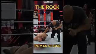 Rock Saved Roman || wait for John Cena?? shorts viral youtubeshorts romanreigns johncena rock