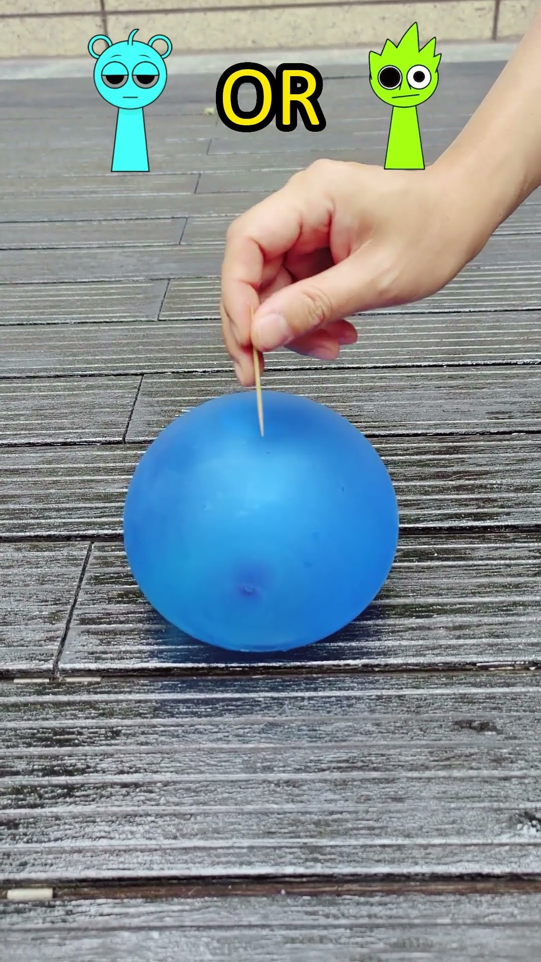 Guess what sprunki in the balloon