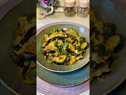 Вкусные баклажаны тушеные в сливках