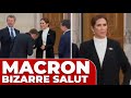 Salut BIZARRE De Macron à La Reine Du Danemark Sa RÉACTION SURPRISE Fait Le Buzz Salut BIZARRE De Macron à La Reine Du Danemark Sa RÉACTION SURPRISE Fait Le Buzz