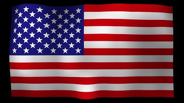 Free American Flag 4K Motion Loop Stock Video