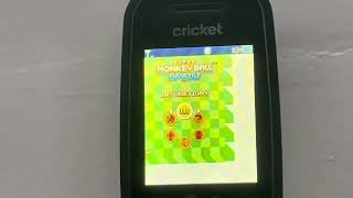 Super Monkey Ball: Tip 'n Tilt (J2ME) (Version 1.0.1) on my LG True (B460) (Cricket) - Part 1