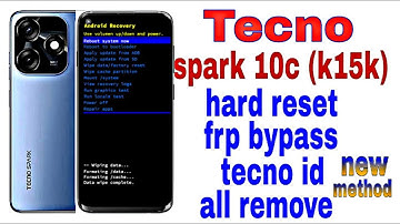 Hard Reset Tecno Spark 10C (Ki5k) Remove Screen Lock Without PC | Factory Reset Spark 10c 2025