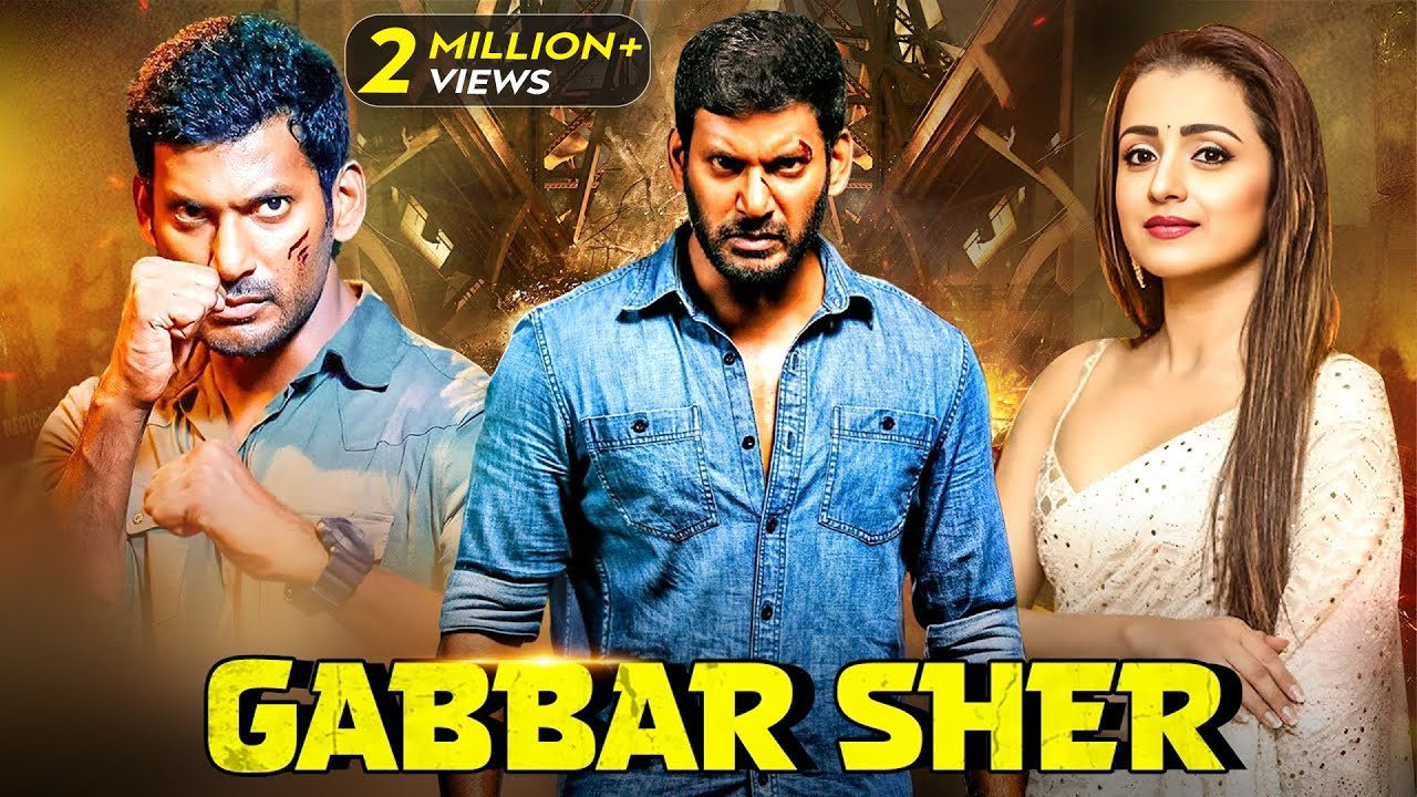 Vishal's - Gabbar Sher | New Released Hindi Dubbed Action Movie | New South Movie | Action Movie