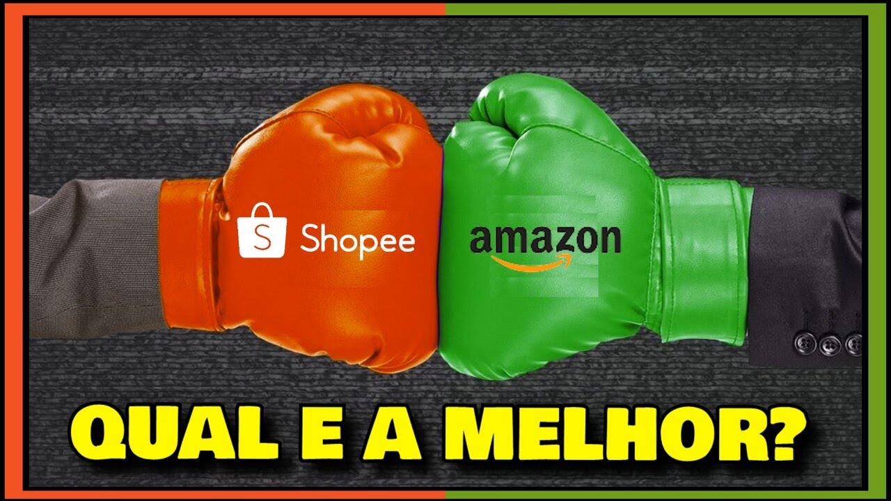 QUAL E MELHOR AMAZON OU SHOPEE? Shopee e Melhor que AMAZON?