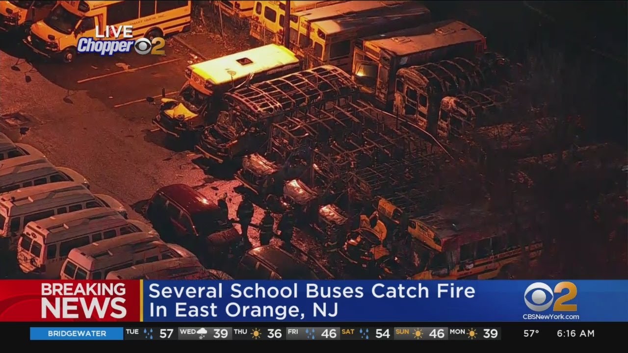 Fire Rips Through Bus Depot