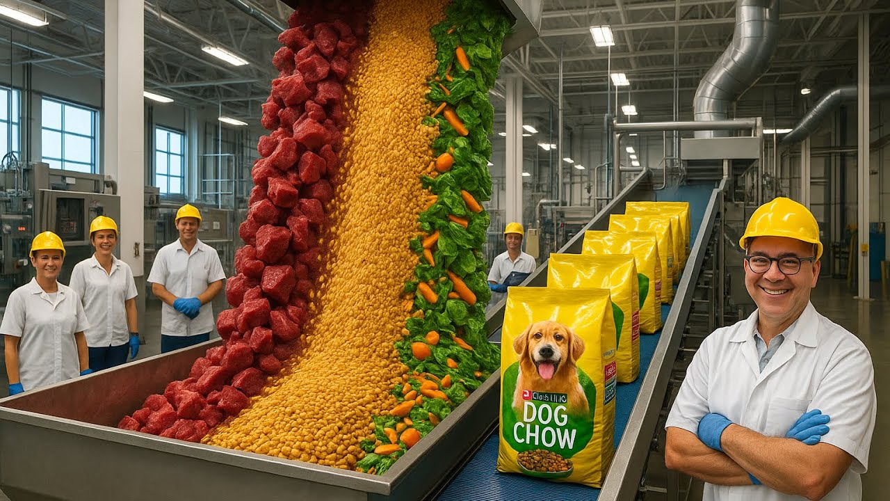 Cómo se FABRICA el ALIMENTO para PERROS: el PROCESO que NUNCA te han mostrado