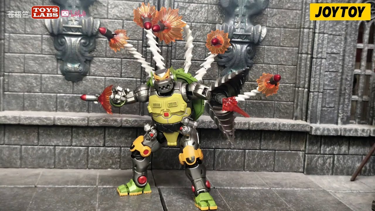 暗源忍者龟机械龟金属头 JoyToy TMNT Metalhead - YouTube