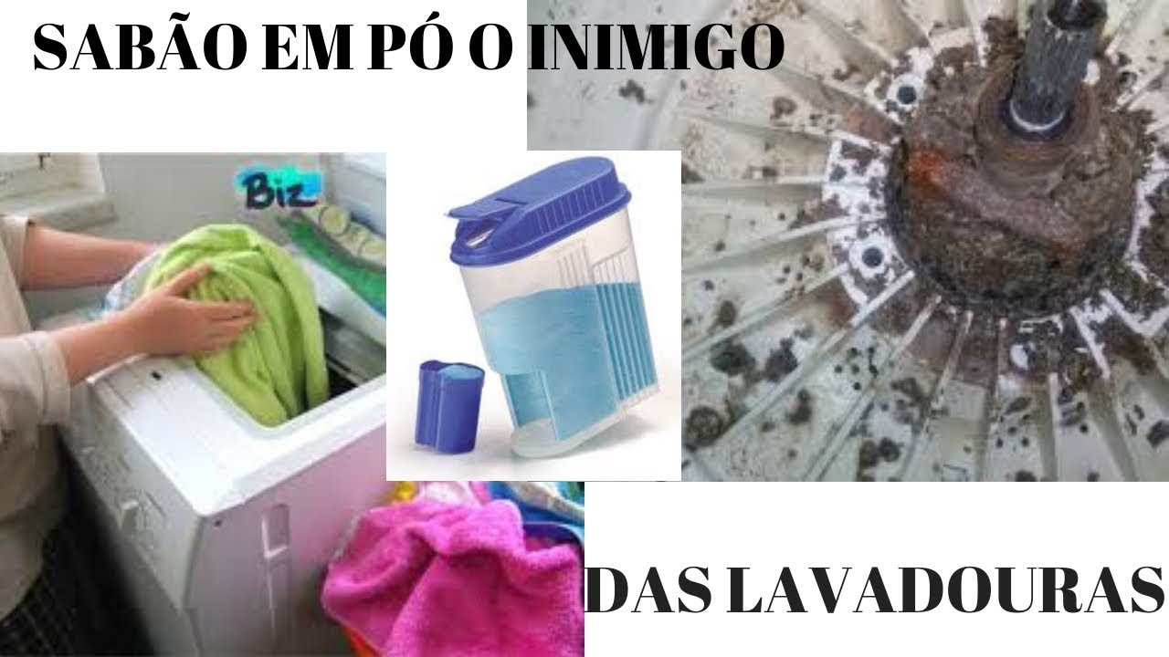 SABÃO EM PÓ DE MÁ QUALIDADE ESTRAGA MAQUINA DE LAVAR. - YouTube