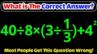 Can You Get the Correct Answer Without Using a Calculator