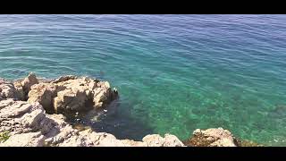 30 MINUTE Crystal CLEAR EMERALD GREEN RELAXING Adriatic Sea Wave Sounds 