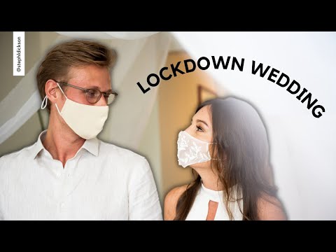 How I Planned A Zero Waste Wedding At Home In 3 Weeks! (Lockdown Wedding)