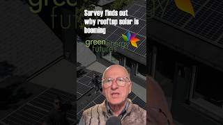 Survey finds why rooftop solar is booming