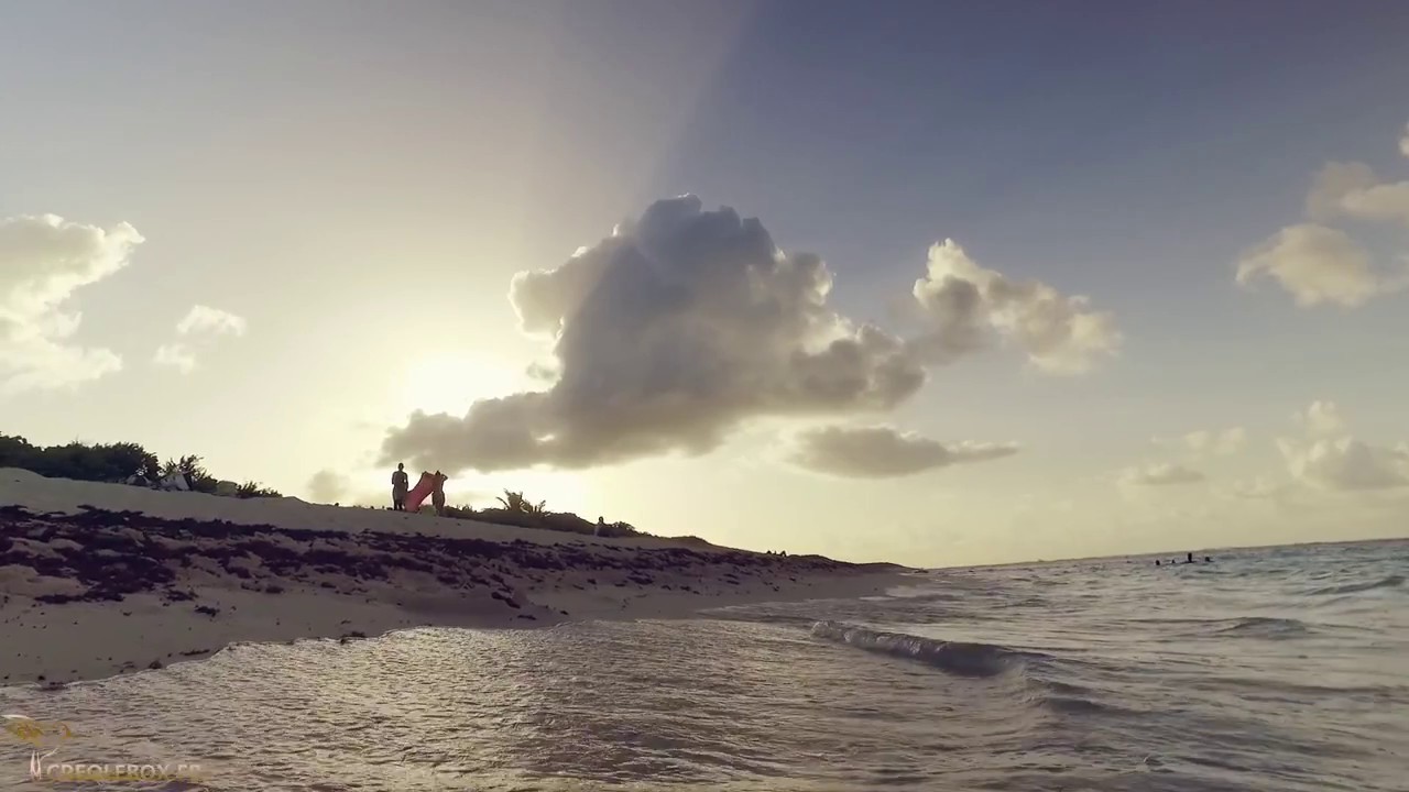 Le Plus Beau Coucher De Soleil De La Guadeloupe Plage Les Salines Saint Francois