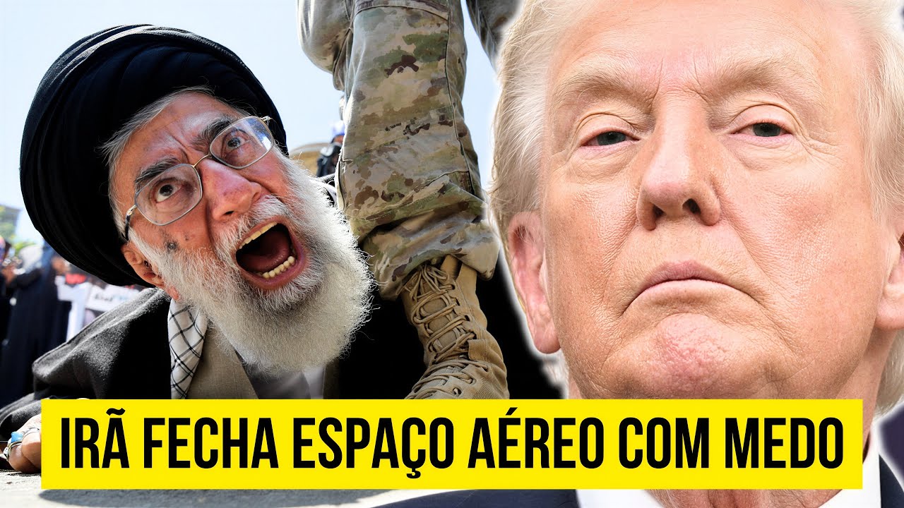 CÉUS FECHADOS: Irã Suspende Voos Comerciais com Medo de Ataque Iminente dos EUA e Reino Unido!