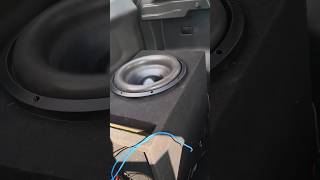 Enclosure Testing #subwoofer #amplifier #bass