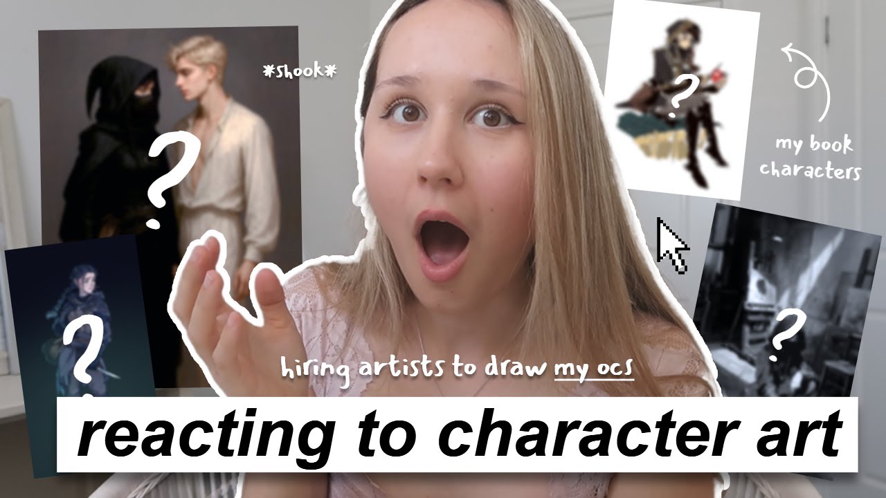 HIRING ARTISTS TO DRAW MY BOOK CHARACTERS 📖 (writer reaction) - YouTube