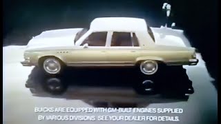 1978 Buick Electra Limited commercial - 22 MPG Highway!